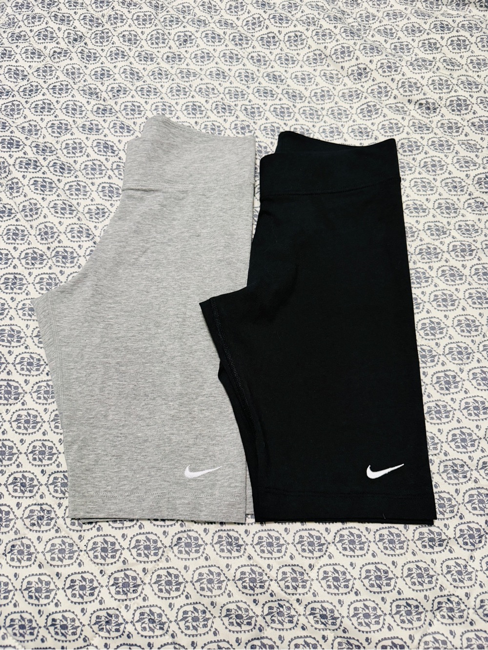 Nike Leggings Set - Black & Heather Gray